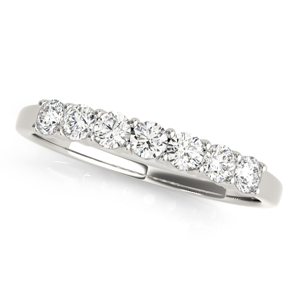 Inline Diamond Wedding Band OV51097-W